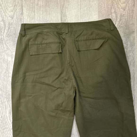 Eileen Fisher Olive Green Pants - Picture 8 of 10